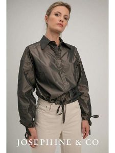 Josephine & Co Bluzka "Sky" w kolorze brązowym rozmiar: 38. Brązowe bluzki Josephine & Co, bez wzorów, bez kołnierzyka, bez ramiączek. Za 288,95 zł.