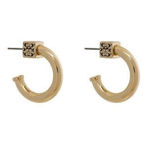 Kolczyki Coach. Żółte kolczyki Coach, złote. Za 249,99 zł.