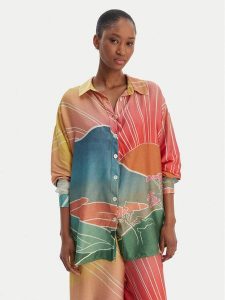 Maaji Koszula Sakura Scenery Dreambound PT2321CLS011 Kolorowy Relaxed Fit. Koszule Maaji, l, bez wzorów, z wiskozy, bez kołnierzyka, bez ramiączek. Za 449,99 zł.