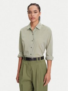 Marc O'Polo Koszula 506 0995 42061 Zielony Relaxed Fit. Zielone koszule Marc O'Polo, bez wzorów, z bawełny, bez kołnierzyka, bez ramiączek. Za 329,99 zł.