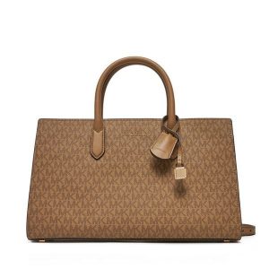 Torebka MICHAEL Michael Kors. Brązowe torebki klasyczne MICHAEL Michael Kors, bez wzorów, bez dodatków. Za 659,99 zł.