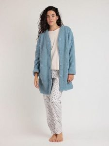 Admas Kardigan w kolorze błękitnym rozmiar: XL. Niebieskie kardigany Admas, xl, bez wzorów, bez ramiączek. Za 118,01 zł.