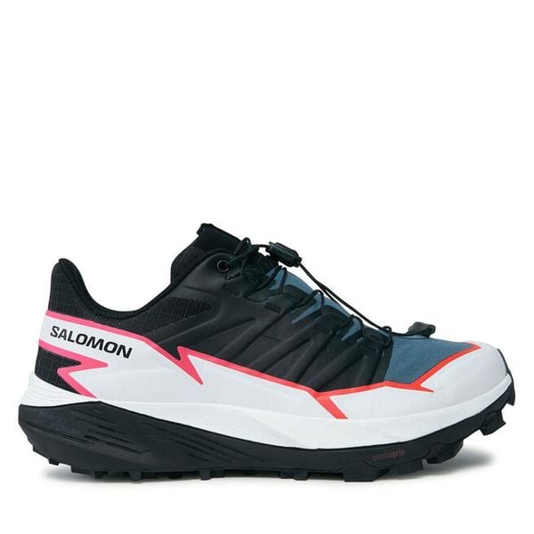 Buty do biegania Salomon. Czarne buty sportowe Salomon, bez wzorów, bez zapięcia, do biegania. Za 399,99 zł.