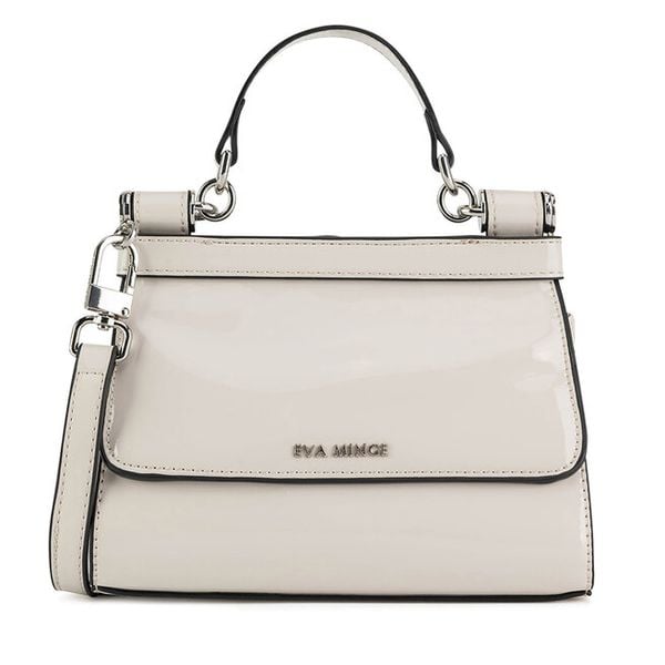 Torebka Eva Minge. Białe torebki klasyczne Eva Minge, bez wzorów, bez dodatków. Za 229,99 zł.