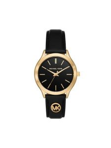 Michael Kors Zegarek Slim Runway MK7553 Czarny. Czarne, analogowe zegarki Michael Kors. Za 789,99 zł.