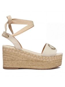 Liu Jo Espadryle Bali 02 SA6085 TX536 Biały. Białe espadryle Liu Jo, bez wzorów, z materiału, bez obcasa. Za 419,99 zł.
