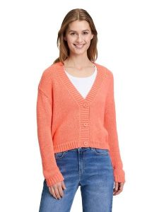 CARTOON Kardigan w kolorze pomarańczowym rozmiar: 34. Pomarańczowe kardigany Cartoon. Za 79,40 zł.