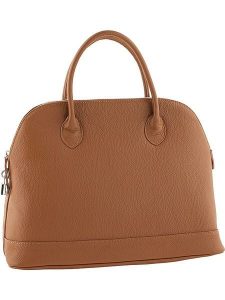 ORE10 Skórzana torebka "Genova" w kolorze jasnobrązowym - 40 x 30 x 15 cm rozmiar: onesize. Brązowe torebki klasyczne ORE10, bez wzorów, z materiału, przez ramię, bez dodatków. Za 260,99 zł.