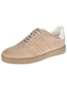 Cinque Skórzane sneakersy "Lucia" w kolorze beżowym rozmiar: 39. Brązowe trampki Cinque, bez wzorów, bez zapięcia. Za 342,60 zł.