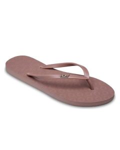 Japonki plażowe damskie Roxy VIVA IV. Czerwone klapki Roxy, bez wzorów, z gumy, bez obcasa. Za 74,99 zł.