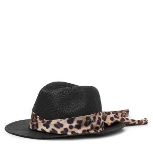 Kapelusz Liu Jo. Czarne kapelusze Liu Jo, bez wzorów. Za 259,99 zł.