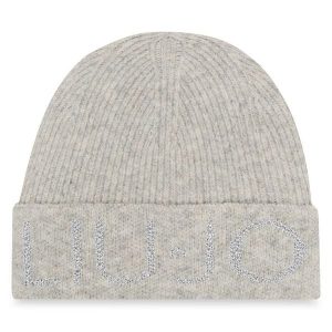 Czapka Liu Jo. Szare czapki Liu Jo, bez wzorów. Za 119,99 zł.