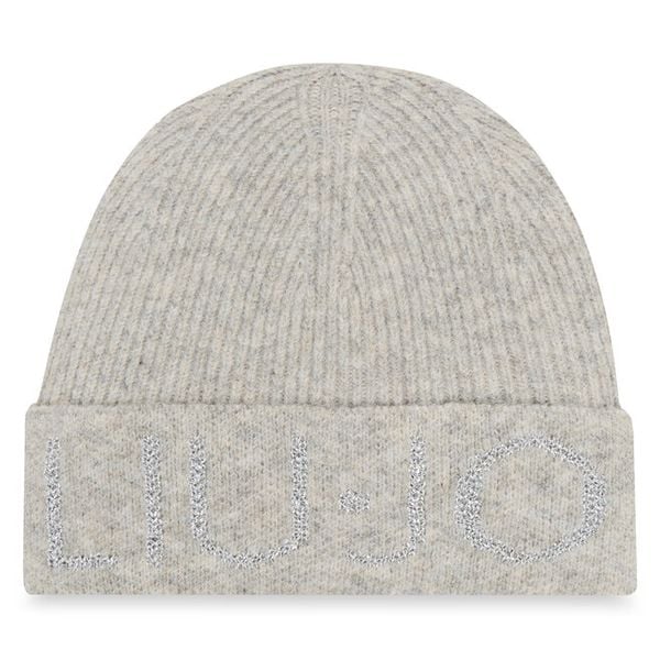 Czapka Liu Jo. Szare czapki Liu Jo, bez wzorów. Za 119,99 zł.