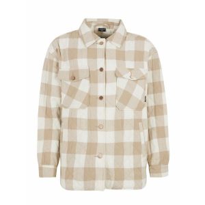 Damska kurtka narciarska Protest PRTOHTA. Brązowe kurtki Protest, na zimę, bez wzorów, z polaru, bez kaptura, narciarskie. Za 457,35 zł.