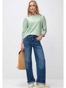 Cecil Koszulka w kolorze miętowym rozmiar: 44. Zielone bluzki Cecil, bez wzorów, bez kołnierzyka, bez ramiączek. Za 83,22 zł.