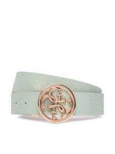 Guess Pasek Damski BW9319 P6135 Beżowy. Brązowe paski Guess, z aplikacjami, ze skóry. Za 239,99 zł.