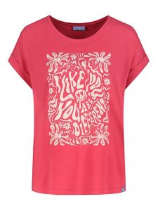 Eight2Nine Koszulka w kolorze czerwonym rozmiar: XS. Czerwone bluzki Eight2Nine, xs, bez wzorów, bez kołnierzyka, bez ramiączek. Za 39,95 zł.