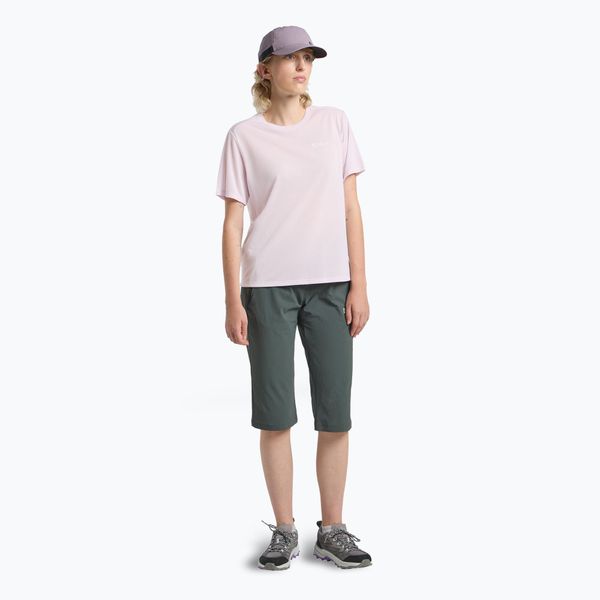 Koszulka trekkingowa damska Jack Wolfskin Vonnan. Czerwone bluzki Jack Wolfskin, bez wzorów, sportowe, bez kołnierzyka, bez ramiączek. Za 139,99 zł.