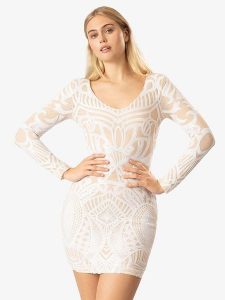 APART Sukienka w kolorze kremowym rozmiar: 38. Brązowe sukienki Apart, bez wzorów, bez kołnierzyka, bez ramiączek, mini. Za 239,99 zł.