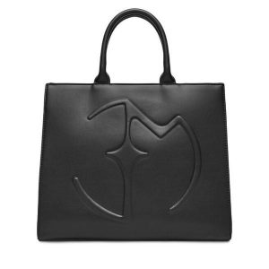 Torebka Eva Minge. Czarne torebki klasyczne Eva Minge, bez wzorów, bez dodatków. Za 239,99 zł.
