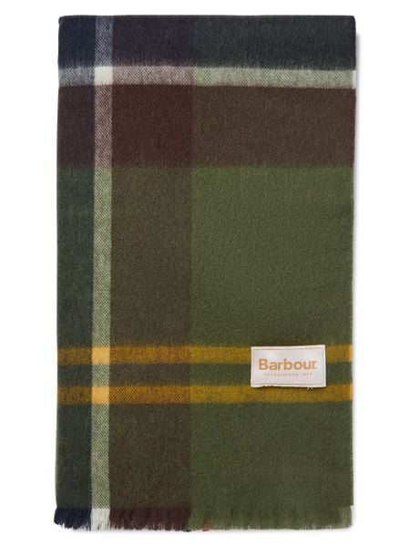 Barbour Szalik Kobiety Wełna jagnięca zielony|niebieski|czerwony, 48. Czerwone szaliki Barbour, bez wzorów, z tkaniny. Za 399,95 zł.