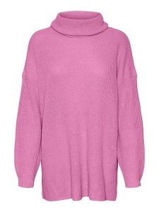 Vero Moda Golf w kolorze różowym rozmiar: XS. Różowe golfy Vero Moda, bez wzorów. Za 73,95 zł.