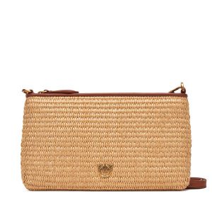 Torebka PINKO. Brązowe listonoszki Pinko, bez wzorów, bez dodatków. Za 399,99 zł.