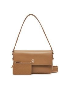 Tommy Hilfiger Torebka Th Distinct Conv Crossover AW0AW17219 Brązowy. Brązowe torebki klasyczne TOMMY HILFIGER, bez wzorów, ze skóry, bez dodatków. Za 699,99 zł.