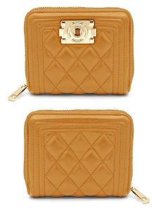 ATELIERS SAINT GERMAIN Skórzany portfel w kolorze karmelowym - 14 x 11 x 3 cm rozmiar: onesize. Brązowe portfele ATELIERS SAINT GERMAIN, bez wzorów, z materiału. Za 260,99 zł.