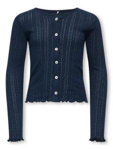 KIDS ONLY Kardigan "Salsa" w kolorze granatowym rozmiar: 134/140. Niebieskie kardigany KIDS ONLY, z bawełny. Za 43,99 zł.