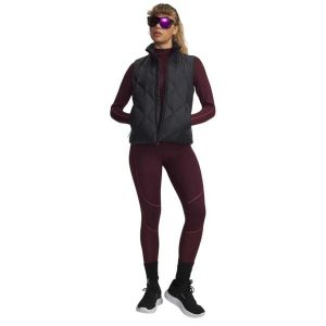 Legginsy treningowe damskie Under Armour CGear Textu fuchsia dusk. Czerwone legginsy Under Armour, bez wzorów, z dzianiny, długie. Za 309,55 zł.