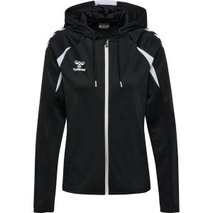 Damska bluza dresowa z kapturem Hummel Core 2.0. Białe bluzy Hummel, bez wzorów, z dresówki, z kapturem. Za 262,50 zł.