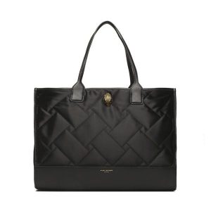 Torebka Kurt Geiger. Czarne shopper bag Kurt Geiger, bez wzorów, bez dodatków. Za 619,99 zł.
