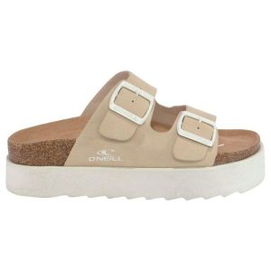 Klapki damskie O'Neill Platform Low. Brązowe klapki O'Neill, bez wzorów, bez obcasa. Za 129,00 zł.