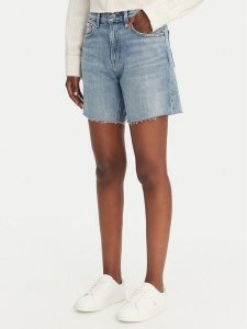 Calvin Klein Jeans Szorty jeansowe LV047F774G Niebieski Regular Fit. Niebieskie szorty Calvin Klein Jeans, bez wzorów, z bawełny. Za 369,99 zł.