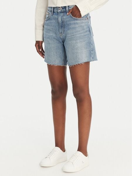 Calvin Klein Jeans Szorty jeansowe LV047F774G Niebieski Regular Fit. Niebieskie szorty Calvin Klein Jeans, bez wzorów, z bawełny. Za 369,99 zł.