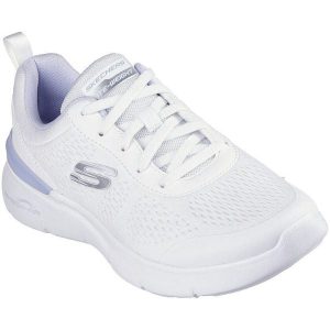 Adidasy Skechers Skech-air Dynamight, Kobiety. Białe buty sportowe Skechers, bez wzorów, bez zapięcia. Za 390,00 zł.