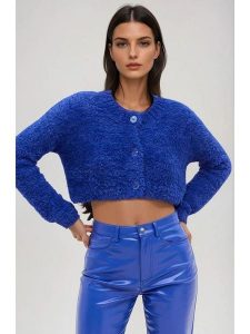 Monki Kardigan w kolorze niebieskim rozmiar: XS. Niebieskie kardigany Monki. Za 43,99 zł.