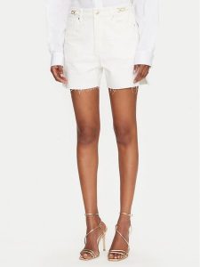 MET Szorty jeansowe M10 137SH Biały Regular Fit. Białe szorty MET, bez wzorów, z bawełny. Za 559,99 zł.