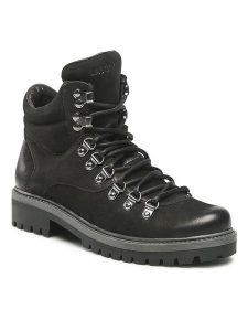 Lasocki Trapery WB-ASPIN-05 Czarny. Czarne buty zimowe Lasocki, z nubiku, bez obcasa, bez zapięcia. Za 269,99 zł.