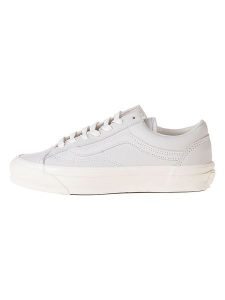 Vans Skórzane sneakersy "Old Skool" w kolorze białym rozmiar: 44. Białe trampki Vans, bez wzorów, bez zapięcia. Za 239,95 zł.