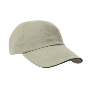 Bawełniana Czapka Z Daszkiem Drill Heavy. Brązowe czapki RESULT HEADWEAR, bez wzorów, z bawełny. Za 38,99 zł.