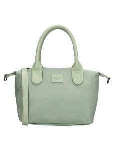 Charm Torebka "Buckingham Mono" w kolorze jasnozielonym - 30 x 20 x 11 cm rozmiar: onesize. Zielone torebki klasyczne Charm, bez wzorów, z materiału, przez ramię, bez dodatków. Za 86,99 zł.