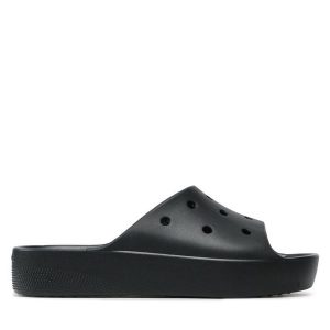 Klapki Crocs. Czarne klapki Crocs, bez wzorów, bez obcasa. Za 139,99 zł.