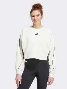 Adidas Bluza w kolorze kremowym rozmiar: XS. Brązowe bluzy ADIDAS, xs, bez wzorów, bez kaptura. Za 169,67 zł.