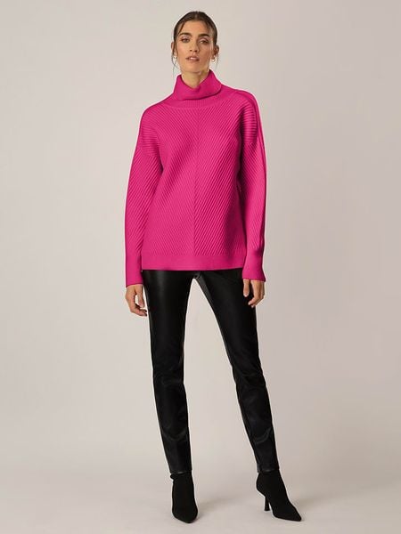 APART Golf w kolorze różowym rozmiar: 40/42. Różowe golfy Apart, bez wzorów, z kaszmiru. Za 220,12 zł.