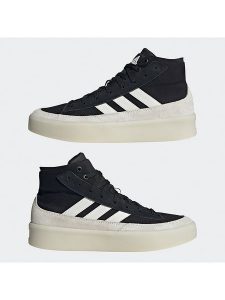Adidas Sneakersy "Znsored" w kolorze czarnym rozmiar: 40,5. Czarne trampki ADIDAS, bez wzorów, za kostkę, bez zapięcia. Za 289,88 zł.