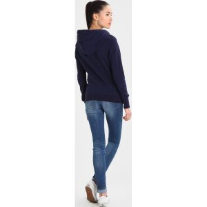 Superdry APPLIQUE ZIPHOOD Bluza rozpinana marina navy. Bluzy marki Superdry. W wyprzedaży za 341,10 zł.