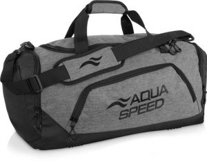 Torba sportowa pływacka na ramię 43l Aqua Speed. Czarne torby podróżne i sportowe Aqua-Speed, bez wzorów, z materiału, na ramię, duże. Za 109,99 zł.
