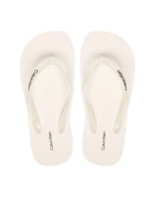 Calvin Klein Japonki Arwa - Metallic Pearlised Flip Flops HW0HW02956 Biały. Białe klapki Calvin Klein, bez wzorów, z syntetyku, bez obcasa. Za 149,99 zł.